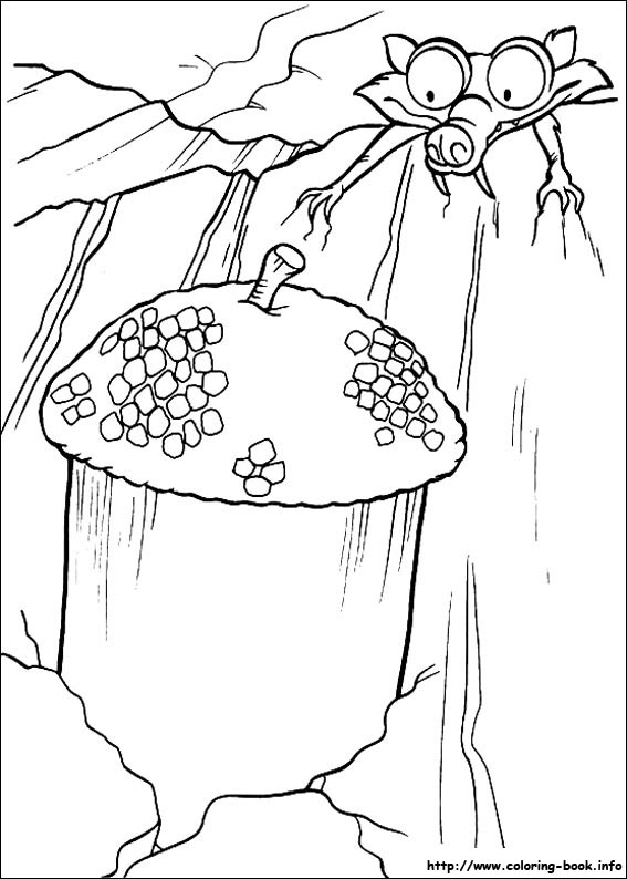 Ice Age coloring picture